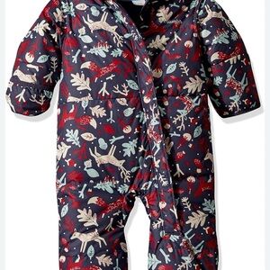 Columbia Kids' Forest Print One Piece - Red and Blue